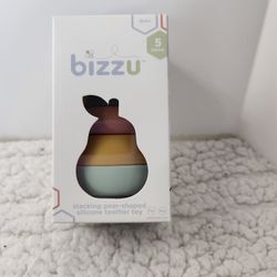 New! Bizzu Silicone Stackable Teether 