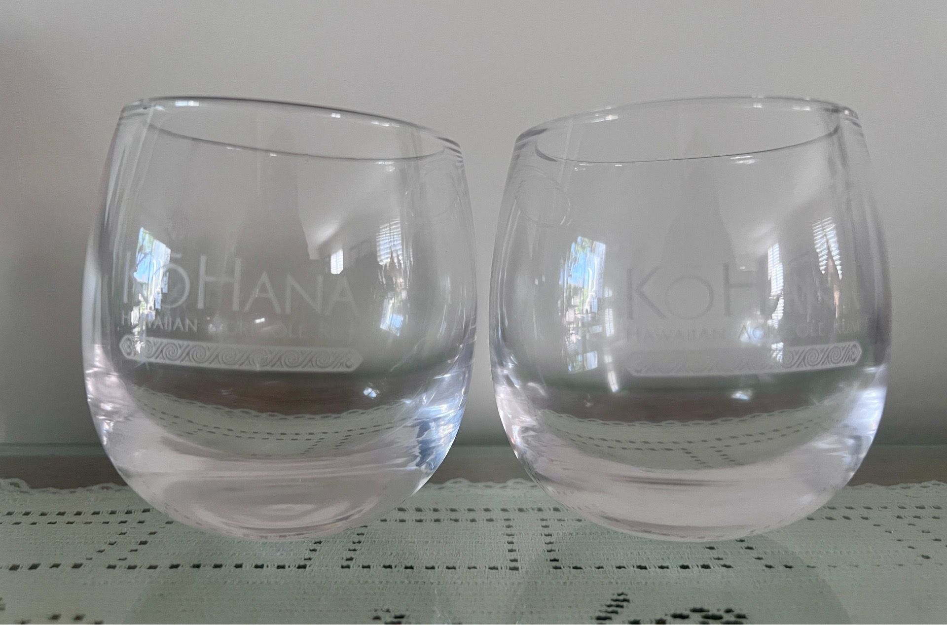 Tumblers, set of 2 glass