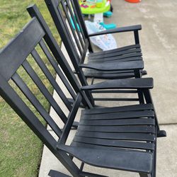Light Weight Faux Wood Rocking Chairs For Sale