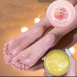 Peach Chapped Cream For Dry Cracked Heel&Feet,Moisturize And Nourish Your Dry Rough Skin,Prevent Your Feet From Cracking,Repair And Soothe Your Cracke
