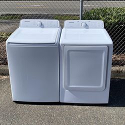 SAMSUNG WASHER AND DRYER SET(with agitator).