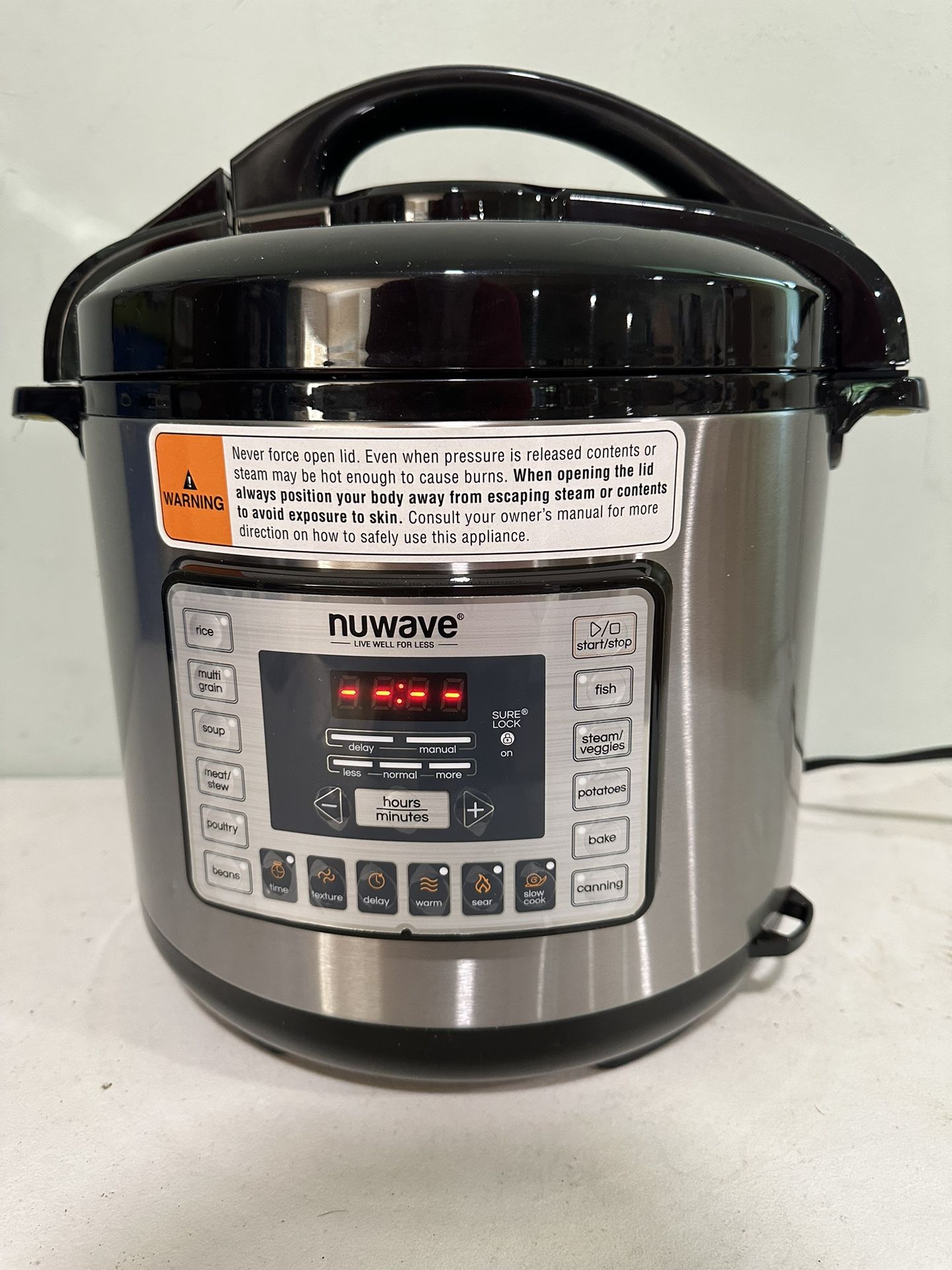 Autocuiseur Électrique NuWave Nutri-Pot - 6 Qt - Neuf Scellé - Révolutionnaire