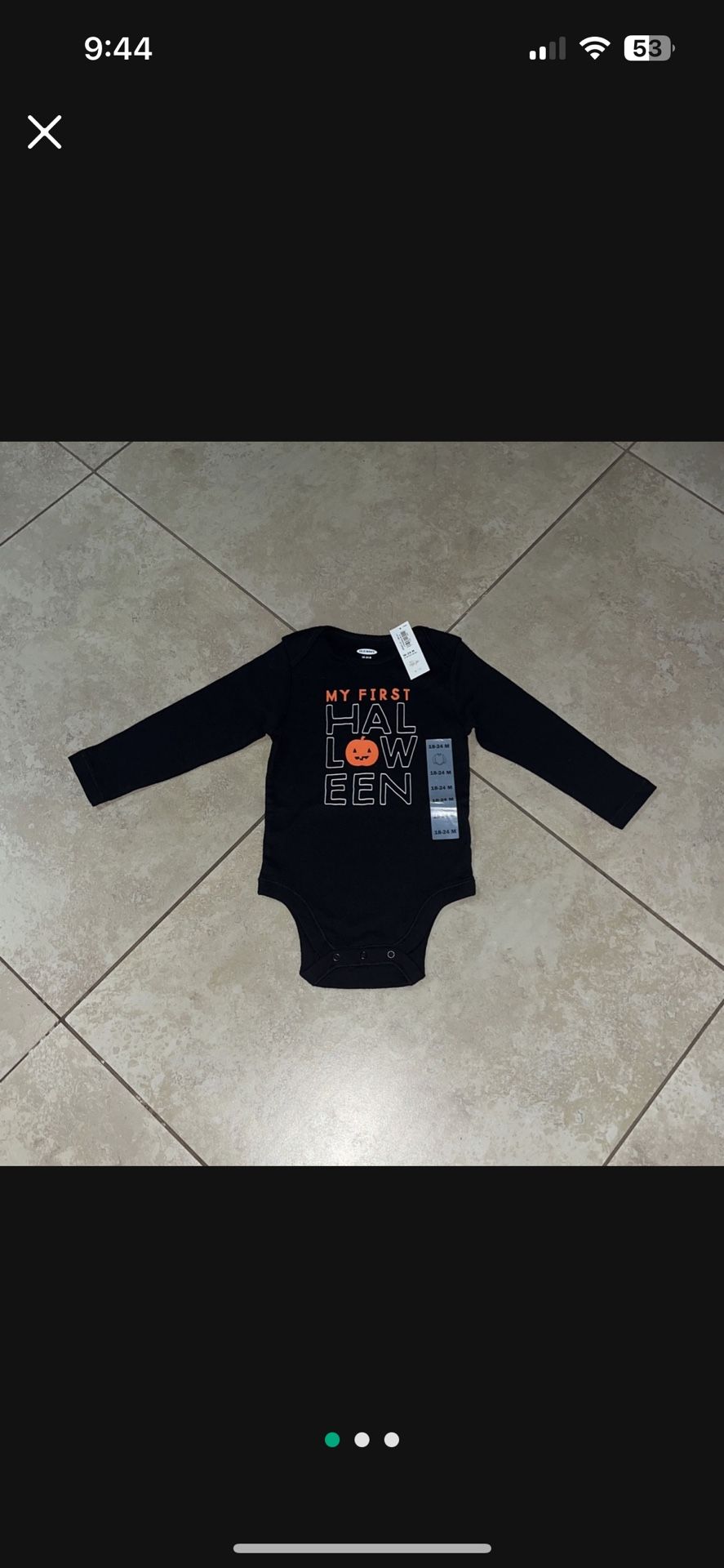 Old Navy Toddler Boy’s / Girl’s Onesie, Size 18-24 Months
