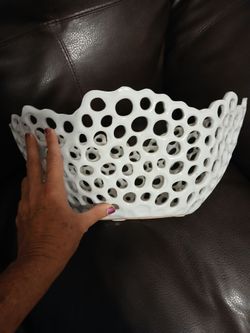 Coral looking ceramic bowl