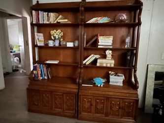 Hardwood Decorative Bookshelves