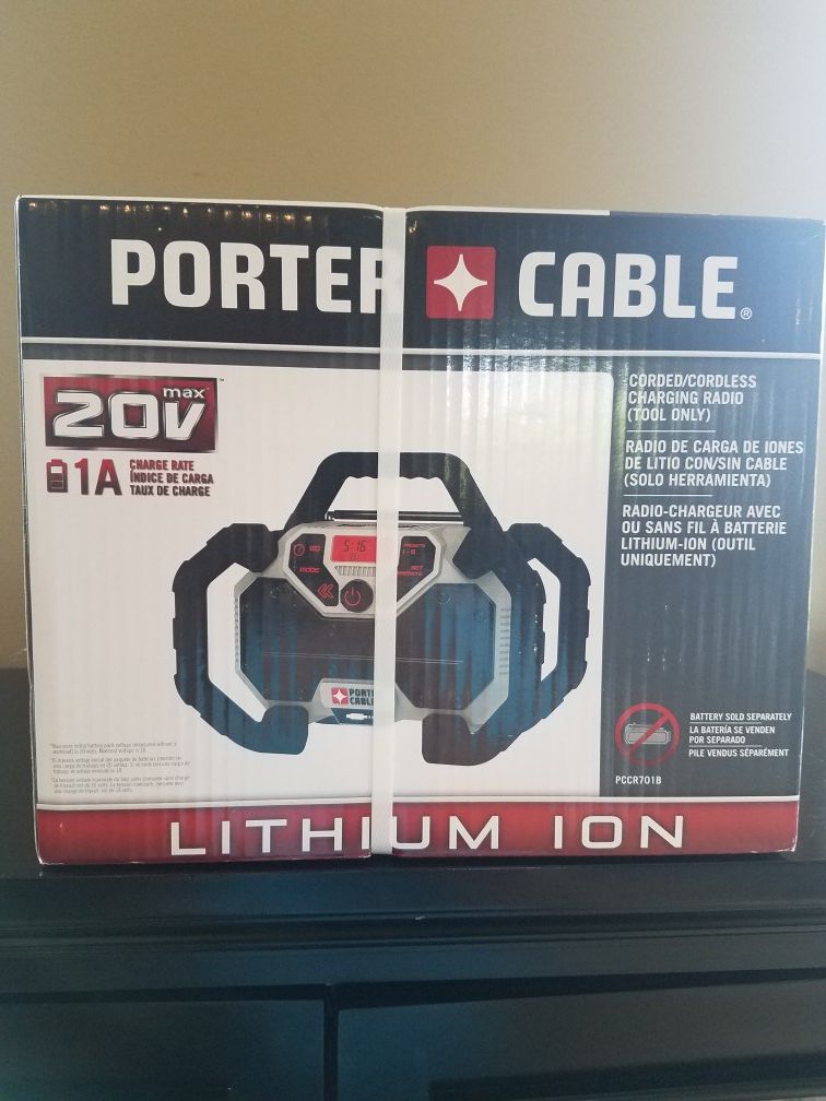 Porter Cable 20v Job Site Radio