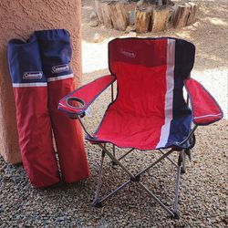 3 Coleman Deluxe Camp Chairs $20ea/$60set