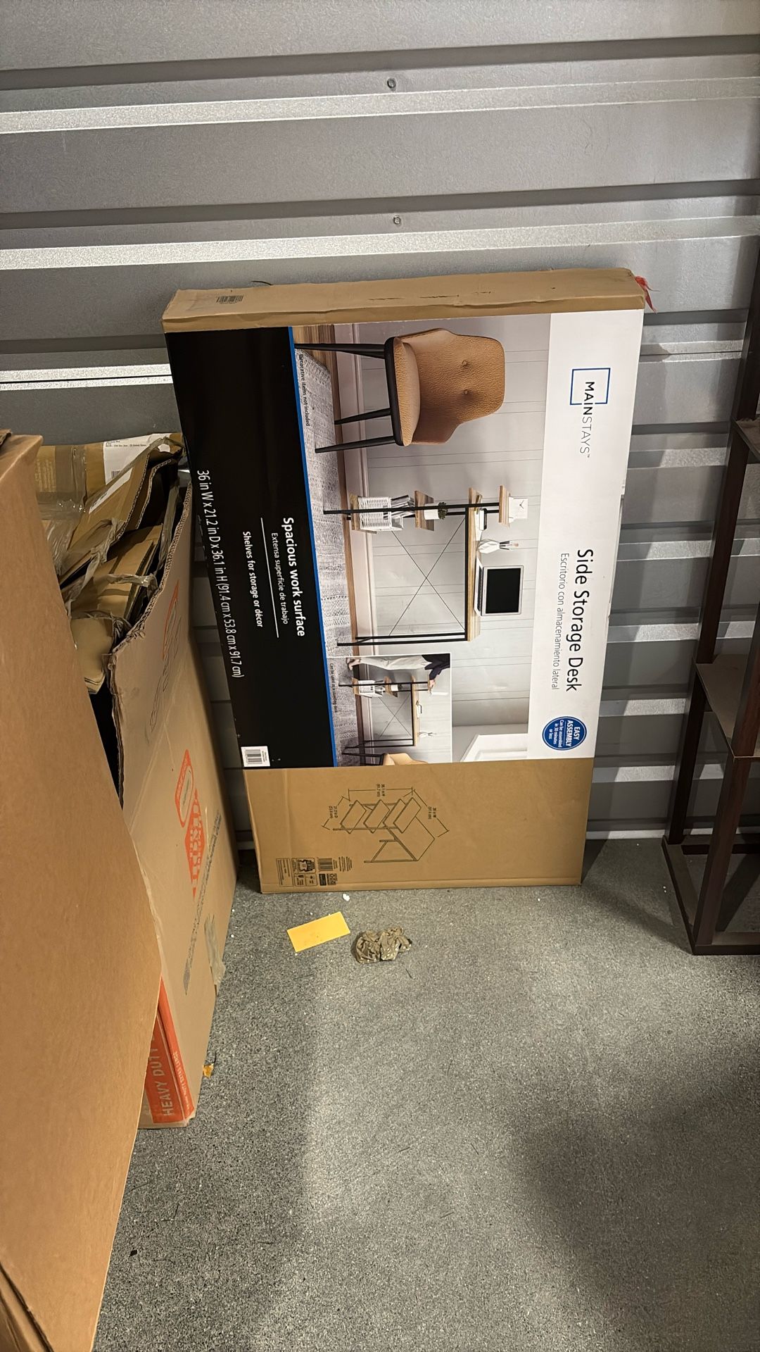Side Storage Desk