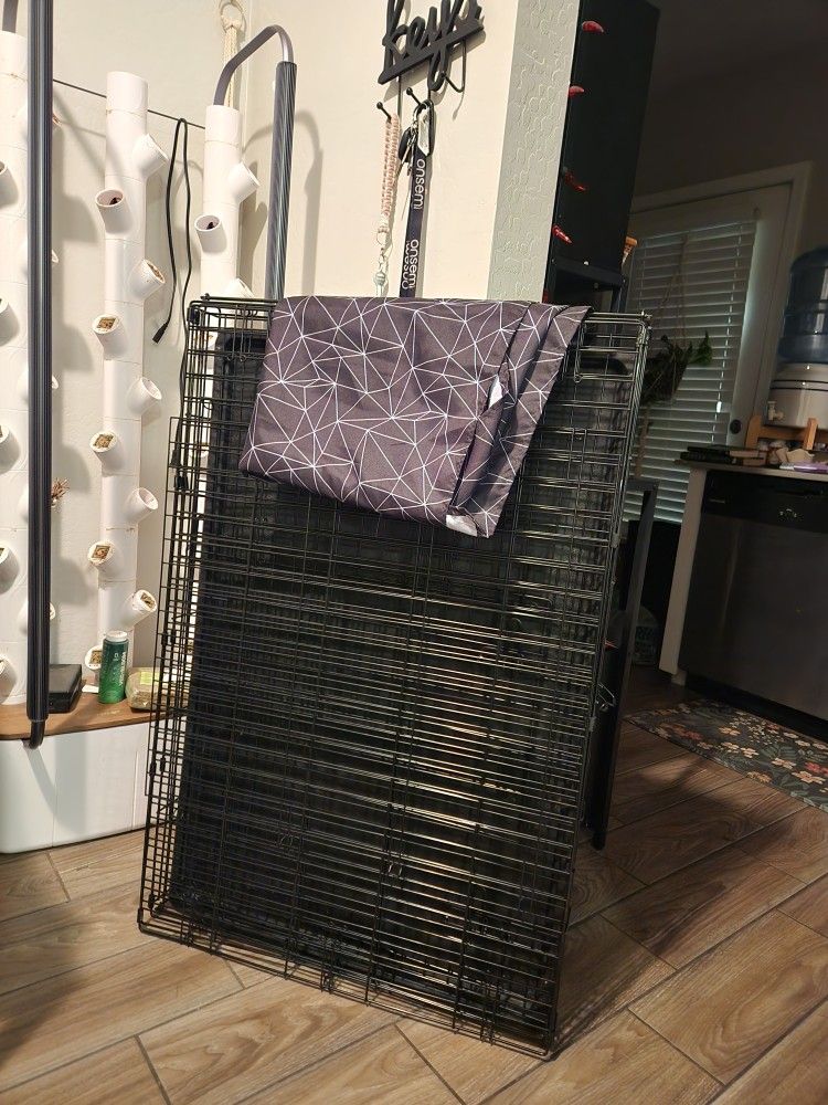 Large Dog Crate With Cover