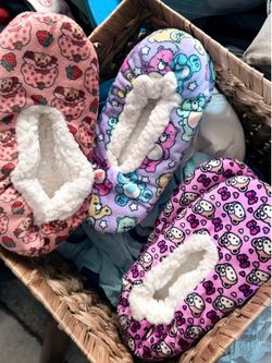 Slippers left new