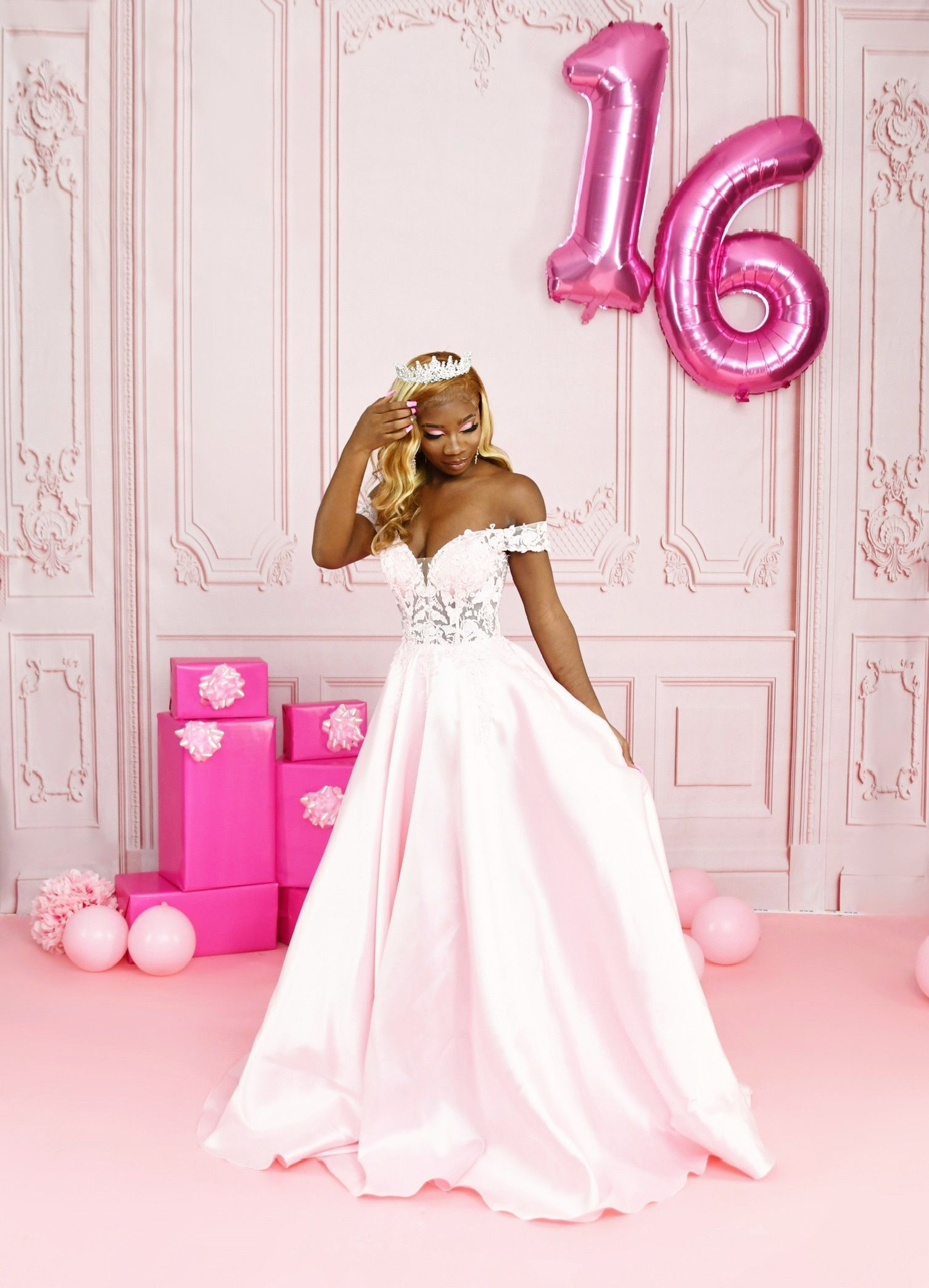 Pink Prom Dress/ Sweet 16
