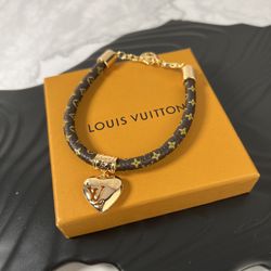 LV leather bracelet