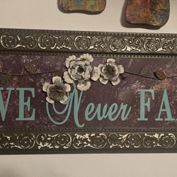 Love Never Fails SIgn Hobby Lobby