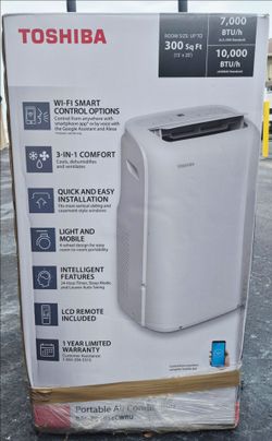 Toshiba RAC-PD1013CWRU Portable Air Conditioner