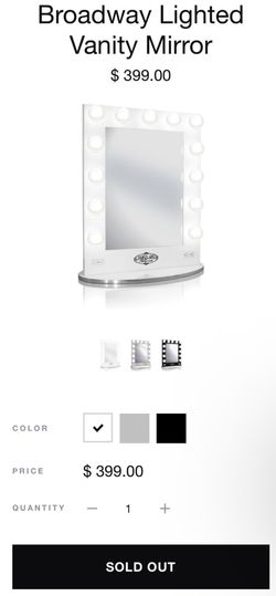 Vanity girl hollywood mirror 