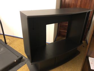 Black TV Stand