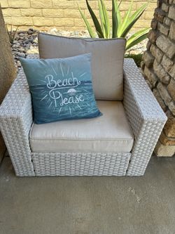Chair & Ottoman