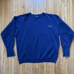 VTG 90s Handcuffs Skate Crewneck Navy Blue USA Made Sz. XL