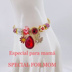 Pulsera estilo P,acero inoxidable chapado en orò 18k/bracelet, 18k gold plated stainless steel