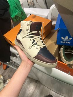 Creative Recreation Men's  Classic HighTop Sneaker Navy/Burgundy/Beige Size 9.5
