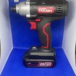Hyper Tough Drill With One Battery No Charger