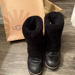 Ugg - Black Boots - Winter - Women’s Boots Size 8
