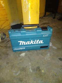 Makita box for impact gun , drill and charger