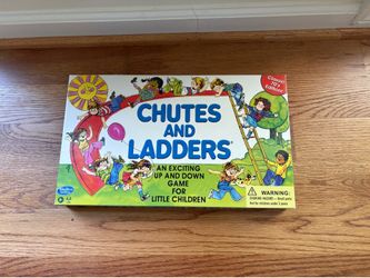 Hasbro chutes and ladders board game - classic 70s retro edition, complete set