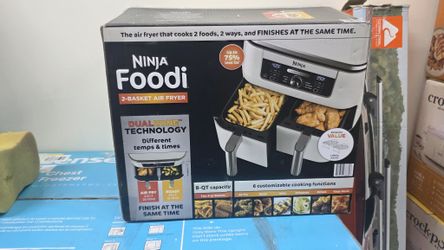 Ninja Foodi 8-QT 2-Basket Air Fryer with DualZone Technology