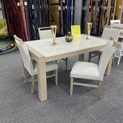 5 Pc Dinning Table $999