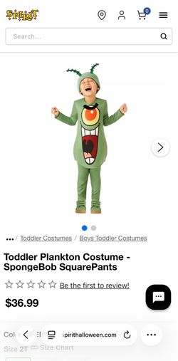 Plankton Costume