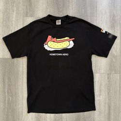 Rare Who Jung Woo T Shirt  Black Hometown Hero Hot Dog Graphic Size Men Sz Large