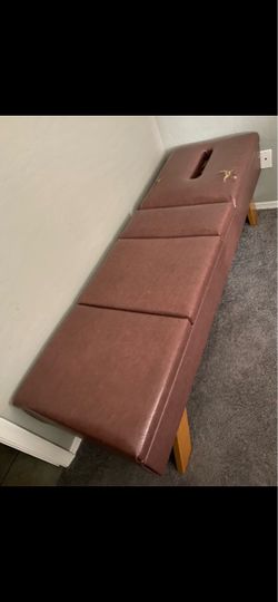 Massage Table with Wood Legs Thomas Table Heritage - Standard Adjusting Table,
