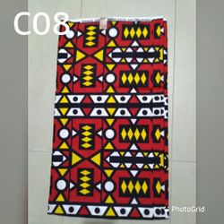 6 Yards African Fabrics Ankara Kente Print ON SALES 