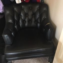 Black Nice leather sofa