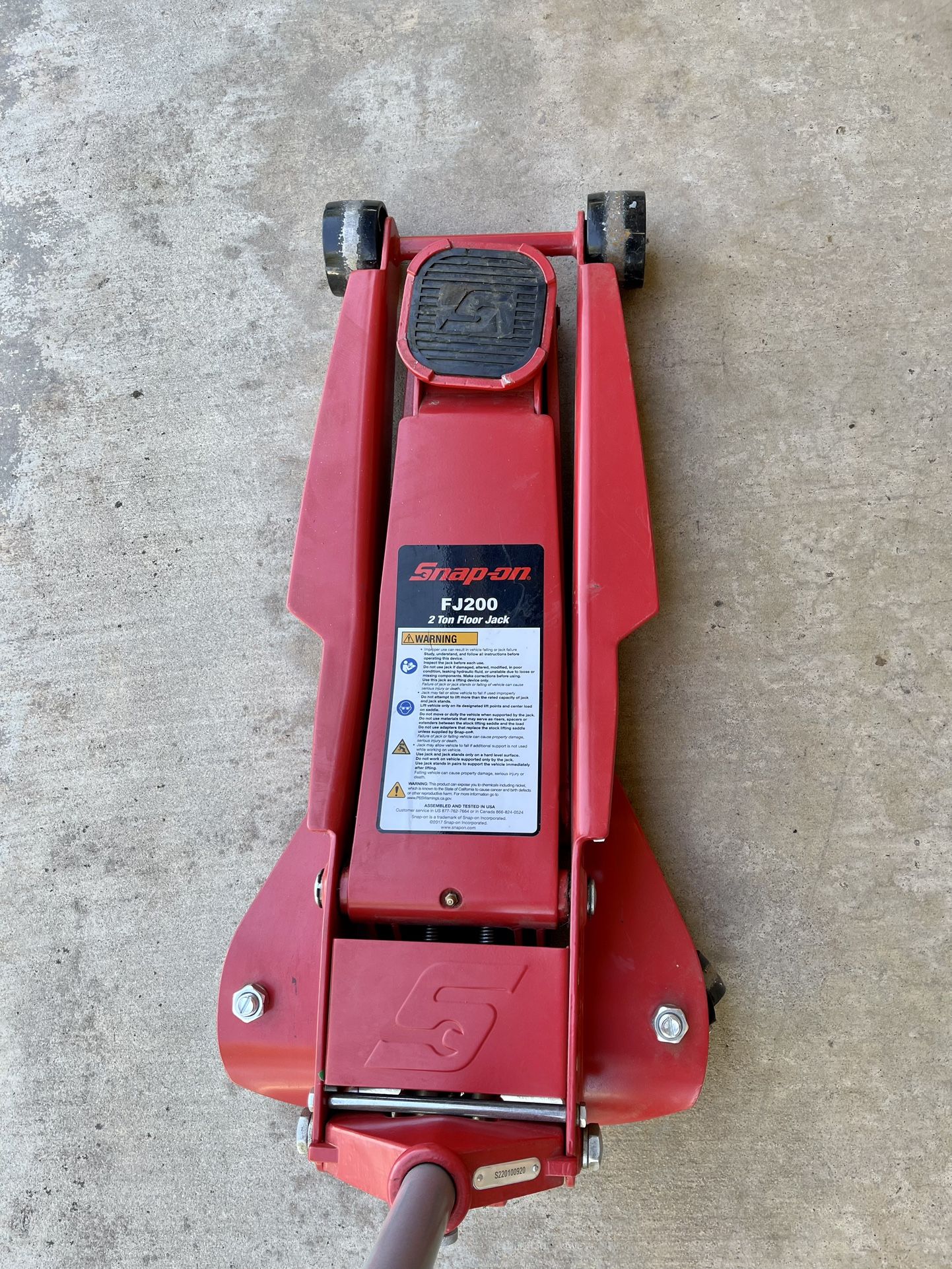 SNAP ON FLOOR JACK for Sale in Moreno Valley, CA OfferUp