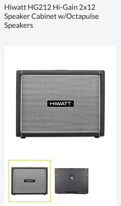HIWATT HG212 HI-GAIN 2 x 12" Extension Speaker Cabinet