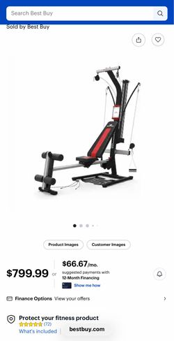 ( USED LIKE NEW )BOWFLEX PR1000 Home Gym
