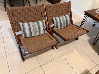 Folding chairs