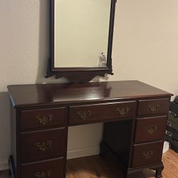 Vintage Hungerford Co Solid mahogany Vanity
