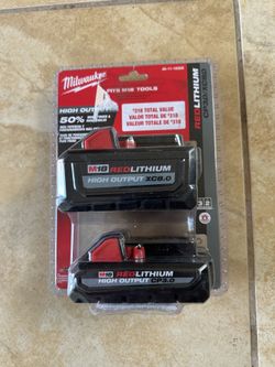 Milwaukee xc8.0 and cp3.0 batteries