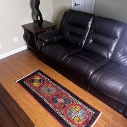 Leather Reclining Couch