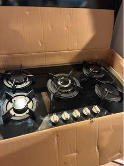 Gas countertop stove
