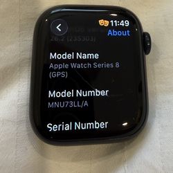 Apple Watch Series 8 41mm with Accessories