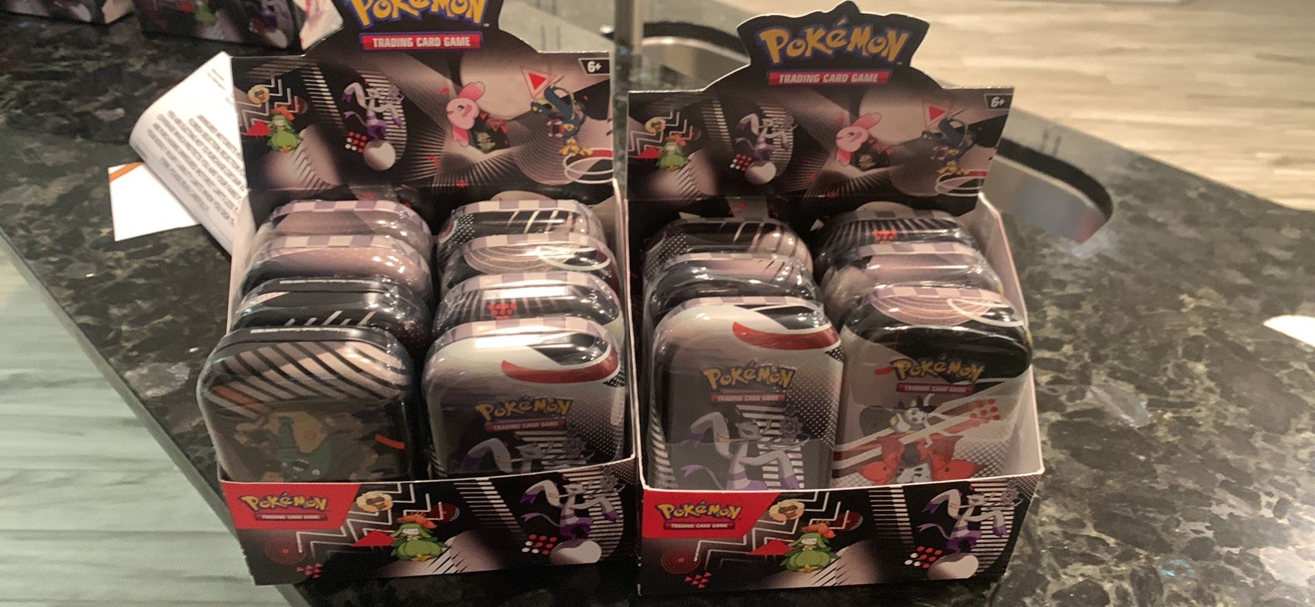 Pokémon White Flare and Black Bolt Mini Tins