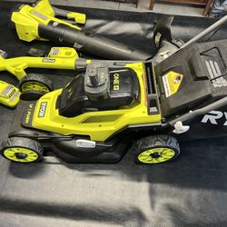 Ryobi Lawn Trimmer+Blower+