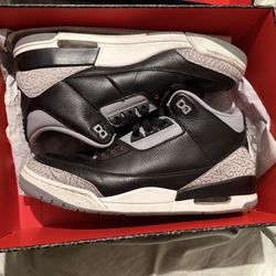 Jordan 3 Black Cements 