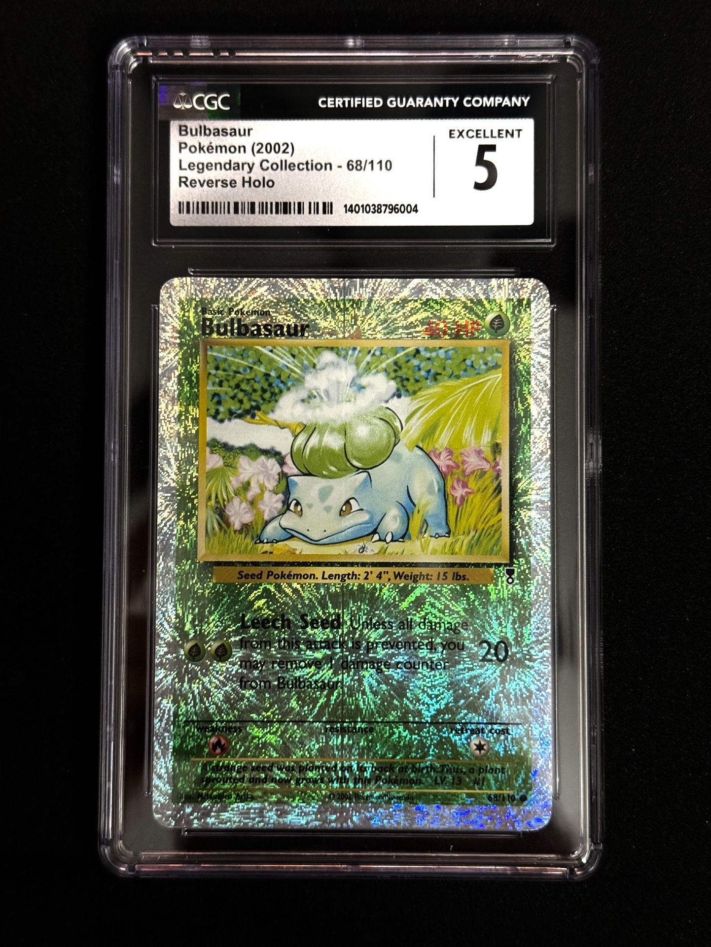 Buy Pokemon Bulbasaur legendary reverse holo