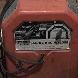 Ac Dc Lincoln Welder Needs Leads And A New Home 