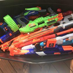 Tub Of Nerf Guns
